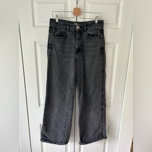ZARA high rise wide leg JEANS | Size 10